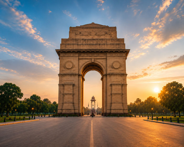 India Gate monument representing sourcing from India